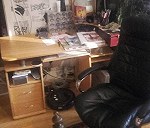 Biurko normalne i krzesło
