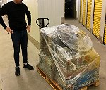 1 Pallet and a small motorcycle From Madrid to Athens