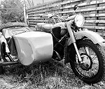 Ural with sidecar