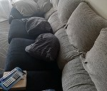 Mudazana de unas 50 cajas + muebles + sofa