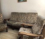 Sofa i fotele oraz meblościanka