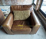 Wypoczynek 3 częściowy: sofa 230 cm, fotel 140cm, fotel 110cm