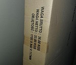 Mebel (łóżko) zapakowane w fabrycznych paczkach