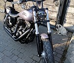 Dwa motocykle: 1. Harley davidson street glide flhx, 2 harley davidson dyna street bob