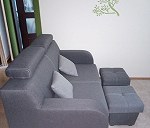 Sofa 2 osobowa + 2 pufki