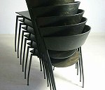 6 Stühle (stapelbar)