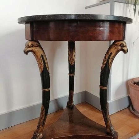 Antique Cofe Table with armor plate