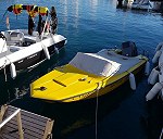 Transport Motorboot ohne Trailer von Andalusien nach Frankreich