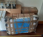 Cajas No hay que transportar cajas, Kajak 13'foot (4m) x 1, TV (110cmX70cmX20cm) x 1, Box (52cmX35cm