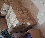 cajas diferentes tamaños y pesos x 65, maletas llenas x 3