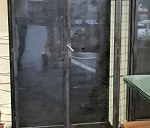 Szklano metalowa szafa lekarska 178x94x46cm